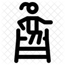 Badminton Referee Tennis Referee High Chain Icon