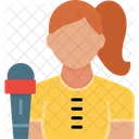 Journalist Announcer Broadcaster Icon