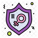 Female Safety Woman Safety Woman Security Icon