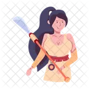 Female Samurai Samurai Fighter Samurai Lady Icon