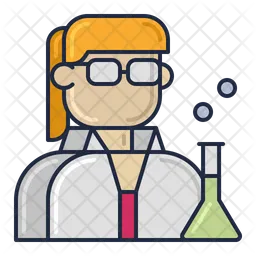 Female Scientist  Icon