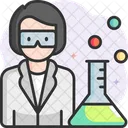 Female Scientist  Icon