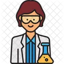 Female Scientist Woman Scientist Scientist Icon