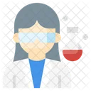 Female Scientist Scientist Occupation アイコン