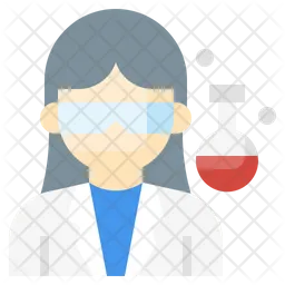 Female Scientist  Icon