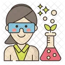 Female Scientist  Icon
