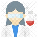 Female Scientist  Icon
