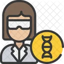 Female Scientist  Icon