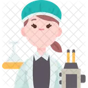 Female Scientist  Icon