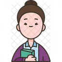 Female Secretary  Icon