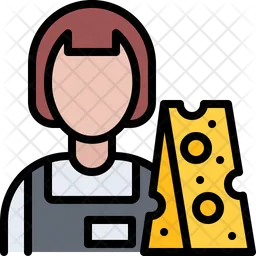 Female Seller  Icon