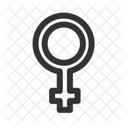 Female sex sign  Icon