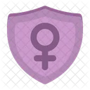 Female Shield  Icon
