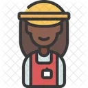 Female Shopkeeper  Icon