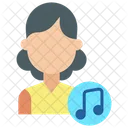 Female Singer  Icon