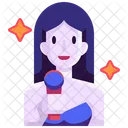Female Singer Woman Singer Singer アイコン