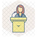 Female Speech  Icon