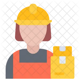 Female Storekeeper  Icon