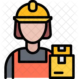 Female Storekeeper  Icon