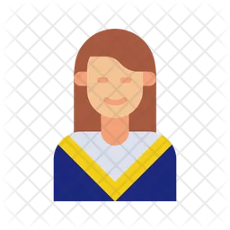 Female Student  Icon