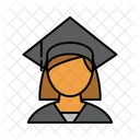 Female Student  Icon