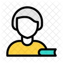 Female Student  Icon