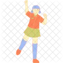 Female Student Standing Female Student Icon