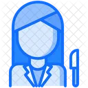 Female Surgeon  Icon