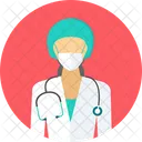 Female Surgeon Doctor Gent 아이콘