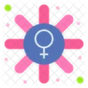 Female Symbol Sign Stamp Icon