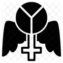 Female Symbol Angel Female Sign Icon