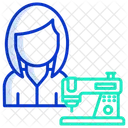 Female Tailor  Icon
