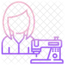 Female Tailor  Icon