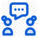 Female Talking Communication Conversation Icon