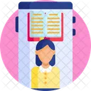 Education Smartphone Online Learning Icon