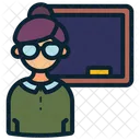 Female Teacher  Icon