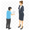 Female Teacher Female Professor Coach Icon