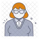 Female teacher  Icon
