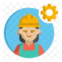 Female Technician  Icon