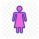 Female Toilet Sign  Icon