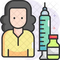 Female Vaccination  Icon