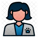 Female veterinarian  Icon
