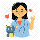 Female veterinarian  Icon