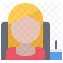 Female Viewer  Icon