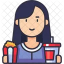 Female viewer  Icon