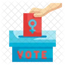 Female Vote  Icon