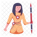 Female Warrior Female Fighter Female Ninja Icon