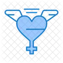 Female Wings  Icon