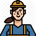 Female Worker  Icon