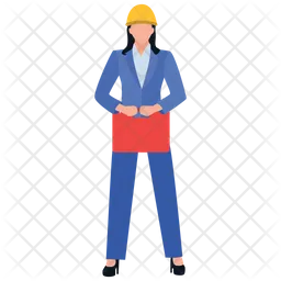 Female Worker  Icon